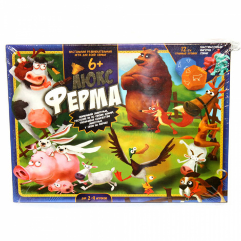 Гра велика настільна "Ферма ЛЮКС" G-FL-01-01 Danko toys