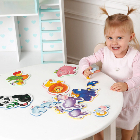 Пазли Vladi toys "Baby puzzle" "Зоопарк" VT1106-50