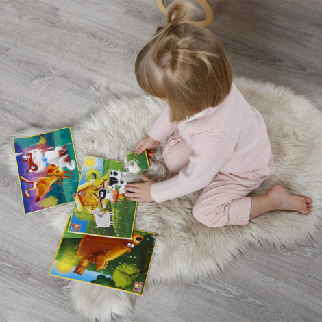М*які пазли Vladi Toys А-5 "Котик та песик" VT1103-43
