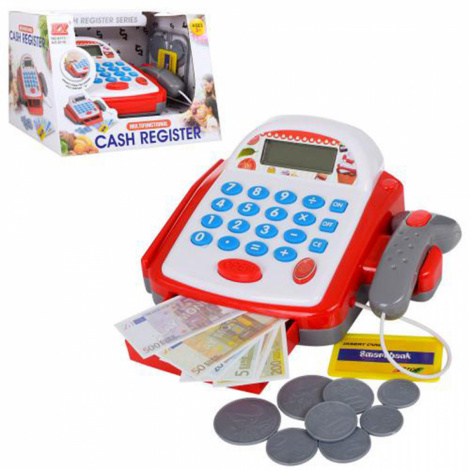 Касовий апарат 6113-6115 18 см, калькулятор, сканер, звук, світло, 2 види