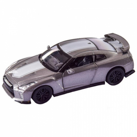 Машина метал 4353 "АВТОПРОМ" 2 кольори, 1:42 Nissan GT-R (R35), відчиняються двері, в коробці