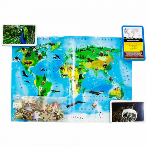 Гра велика настільна "Тварини нашої планети 2" Danko toys G-JNP-01U