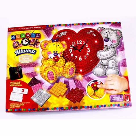 Годинник своїми руками "Mosaic clock" МС-01-05 Danko toys