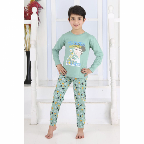 Піжама інтерлок Vitmo baby 24237 розмір 1 (80 зріст - 1 рік)