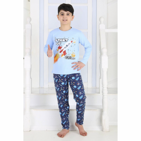 Піжама інтерлок Vitmo baby 24305 розмір 1 (80 зріст - 1 рік)