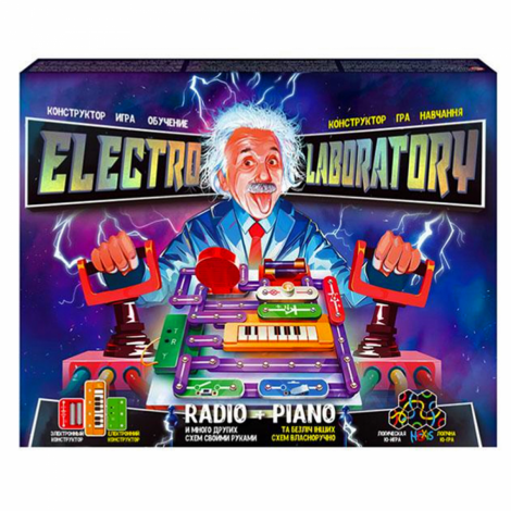 Електронний конструктор "Electro Laboratory. Radio+Piano" Danko toys ELab-01-03