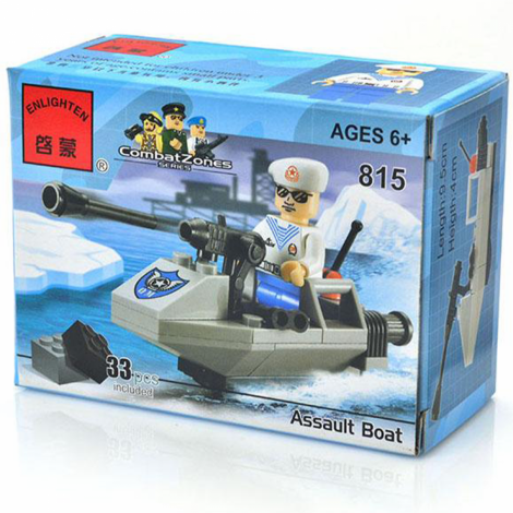 Конструктор Brick 815 Штурмовий човен 33 деталей