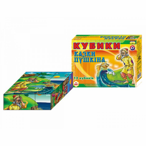 Кубики "Казки Пушкіна" ТехноК 0281