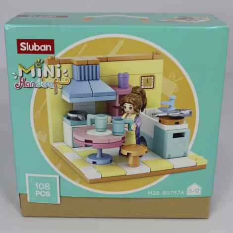 Конструктор SLUBAN M38-B0757 комната, фигурка, от 105 дет, 6 шт (6 видов) в дисплее, 30,5-15-20см