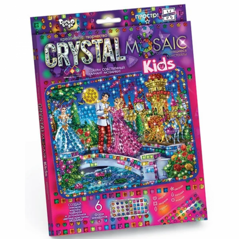 Мозаїка з кристалів "Crystal mosaic kids" CRMk-01-01,02,03,04...10