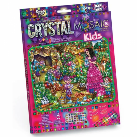 Мозаїка з кристалів "Crystal mosaic kids" CRMk-01-01,02,03,04...10