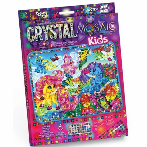 Мозаїка з кристалів "Crystal mosaic kids" CRMk-01-01,02,03,04...10