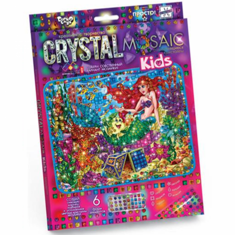 Мозаїка з кристалів "Crystal mosaic kids" CRMk-01-01,02,03,04...10