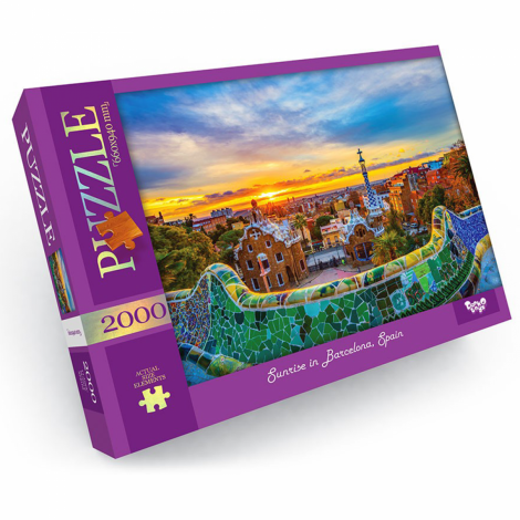 Пазли 2000 елементів Danko toys С2000-01-01,02,03,04...10