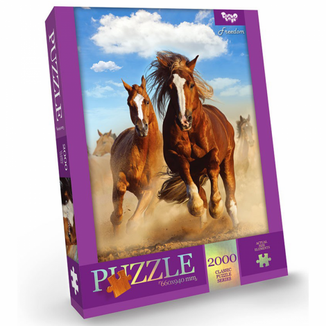 Пазли 2000 елементів Danko toys С2000-01-01,02,03,04...10