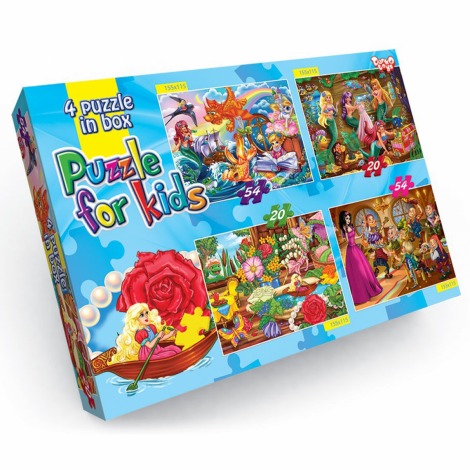 Пазли 54\20 елементів Danko toys К5420-02-01,02,03...12