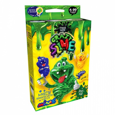 Безопасный образовательный набор Проведение опытов "Crazy Slime" мини Danko toys SLM-02-01U, 02U, 03U, 04U