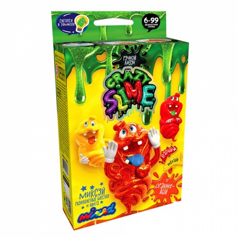 Безопасный образовательный набор Проведение опытов "Crazy Slime" мини Danko toys SLM-02-01U, 02U, 03U, 04U