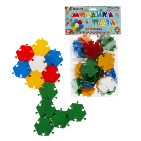 Мозаїка-пазл 60мм №3 (40шт.) Colorplast 1-144