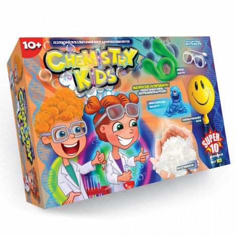 Набір для проведення дослідів "CHEMISTRY KIDS" економ. Danko toys CHK-02-01