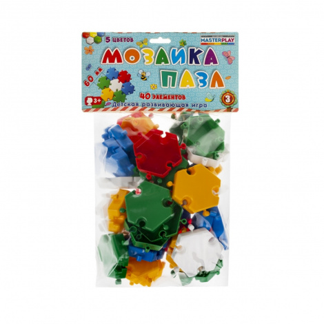 Мозаїка-пазл 60мм №3 (40шт.) Colorplast 1-144