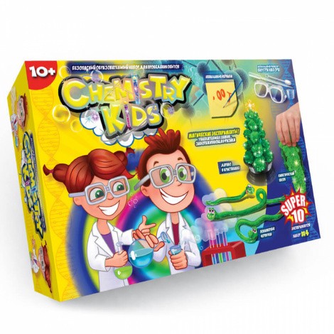 Набір для проведення дослідів "CHEMISTRY KIDS" економ. Danko toys CHK-02-01