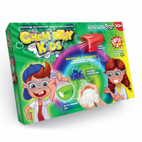 Набір для проведення дослідів "CHEMISTRY KIDS" економ. Danko toys CHK-02-01