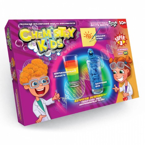 Набір для проведення дослідів "CHEMISTRY KIDS" економ. Danko toys CHK-02-01