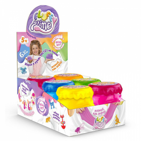 В'язка маса "Fluffy Slime" 6XL Danko toys FLS-04-01U