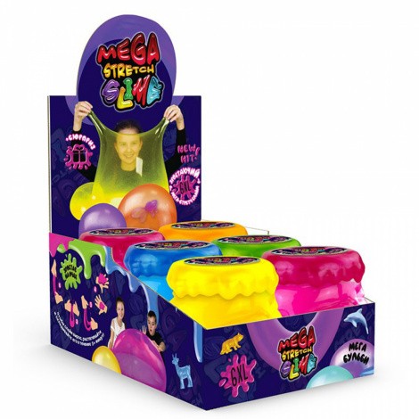 В'язка маса "Mega Stretch Slime" 6XL Danko toys SLM-13-01U