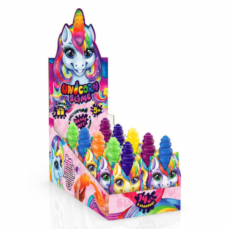 В'язка маса "Unicorn Slime" густий лизун Danko toys UNS-02-01U