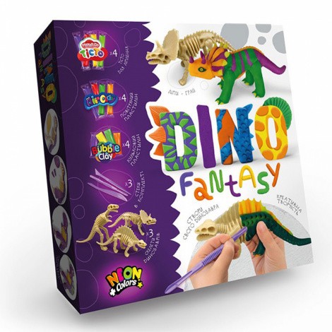 Креативна творчість "Dino Fantasy" DF-01-01U, 02U Danko toys
