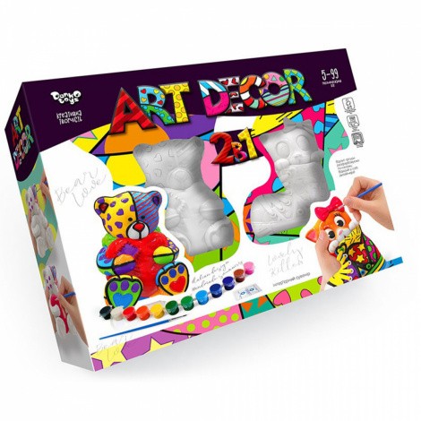 Креативна творчість "ART DECOR" 2 в 1 Danko toys ARTD-02-01U