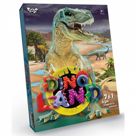 Креативна творчість "Dino Land 7 в 1" Danko toys DL-01-01U