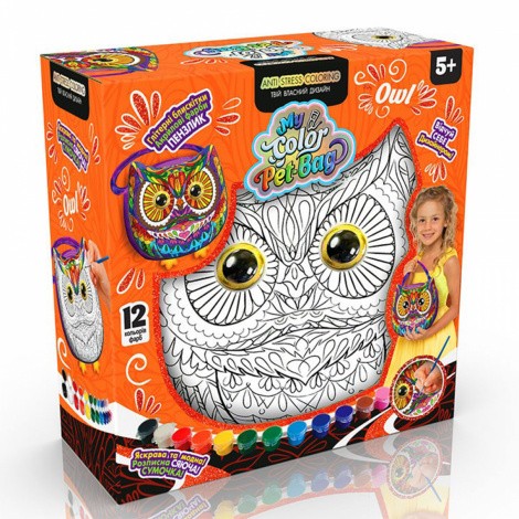 Креативна творчість "My color Pet-Bag" сумочка Danko toys СРВ-01-01U,02U,03U