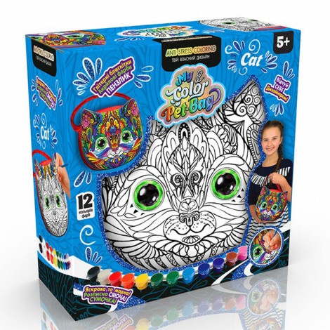 Креативна творчість "My color Pet-Bag" сумочка Danko toys СРВ-01-01U,02U,03U