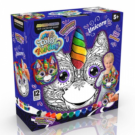 Креативна творчість "My color Pet-Bag" сумочка Danko toys СРВ-01-01U,02U,03U