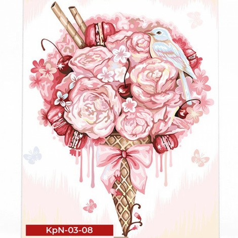 Креативна творчість "Painting by numbers" 30*40 см економ MIX Danko toys KpNe-03-01,02,03,04...10