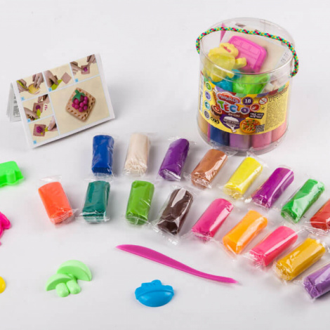 Тісто для ліпки Master Do 18 кольорів Danko toys TMD-01-05