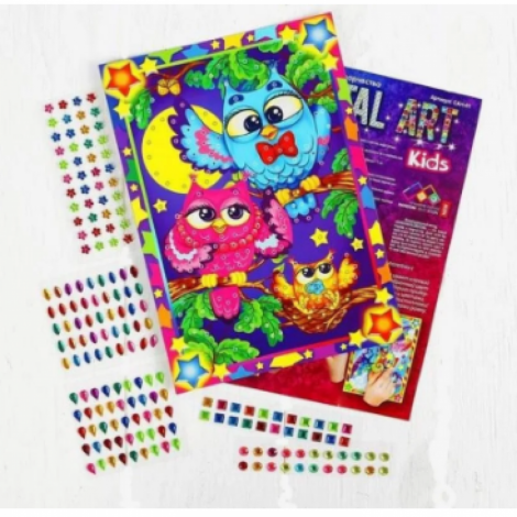 Мозаїка з кристалів "Crystal art kids" CArt-01-01,02,03,04...10