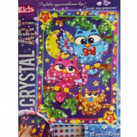 Мозаїка з кристалів "Crystal art kids" CArt-01-01,02,03,04...10