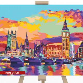 Креативна творчість "Painting by numbers" 40*50 см економ MIX Danko toys KpNe-01-01,02,03,04...10