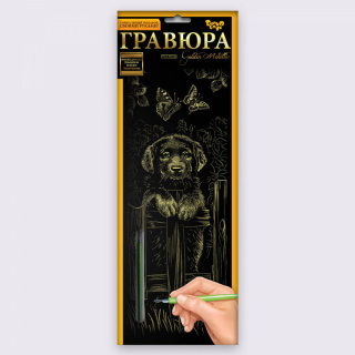 Набір для творчості "Гравюра панорама" Danko toys GR-В2-01z...12z,01s...12s