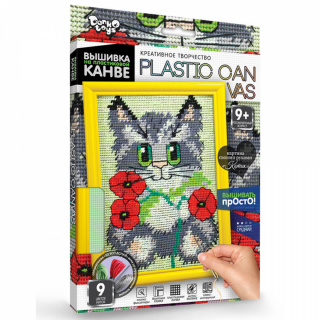Вишивка на пластиковій канві PLASTIC CANVAS Danko toys РС-01-01,02,03,04,05...10