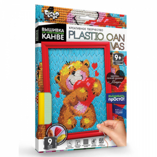 Вишивка на пластиковій канві PLASTIC CANVAS Danko toys РС-01-01,02,03,04,05...10
