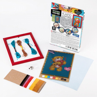 Вишивка на пластиковій канві PLASTIC CANVAS Danko toys РС-01-01,02,03,04,05...10