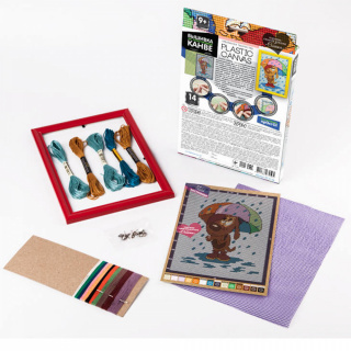 Вишивка на пластиковій канві PLASTIC CANVAS Danko toys РС-01-01,02,03,04,05...10