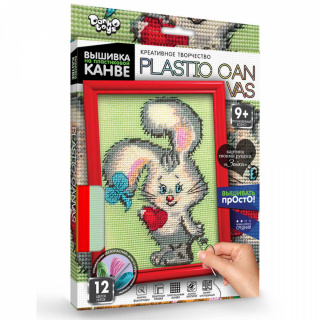 Вишивка на пластиковій канві PLASTIC CANVAS Danko toys РС-01-01,02,03,04,05...10