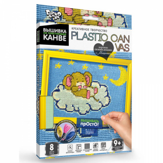 Вишивка на пластиковій канві PLASTIC CANVAS Danko toys РС-01-01,02,03,04,05...10