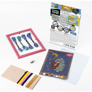 Вишивка на пластиковій канві PLASTIC CANVAS Danko toys РС-01-01,02,03,04,05...10